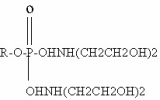 Alkyl phosphate diethanolamine salt